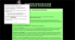 Desktop Screenshot of naturoprod.com